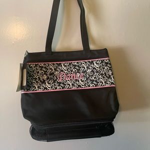 NWT Girl’s Dance Bag black and white
